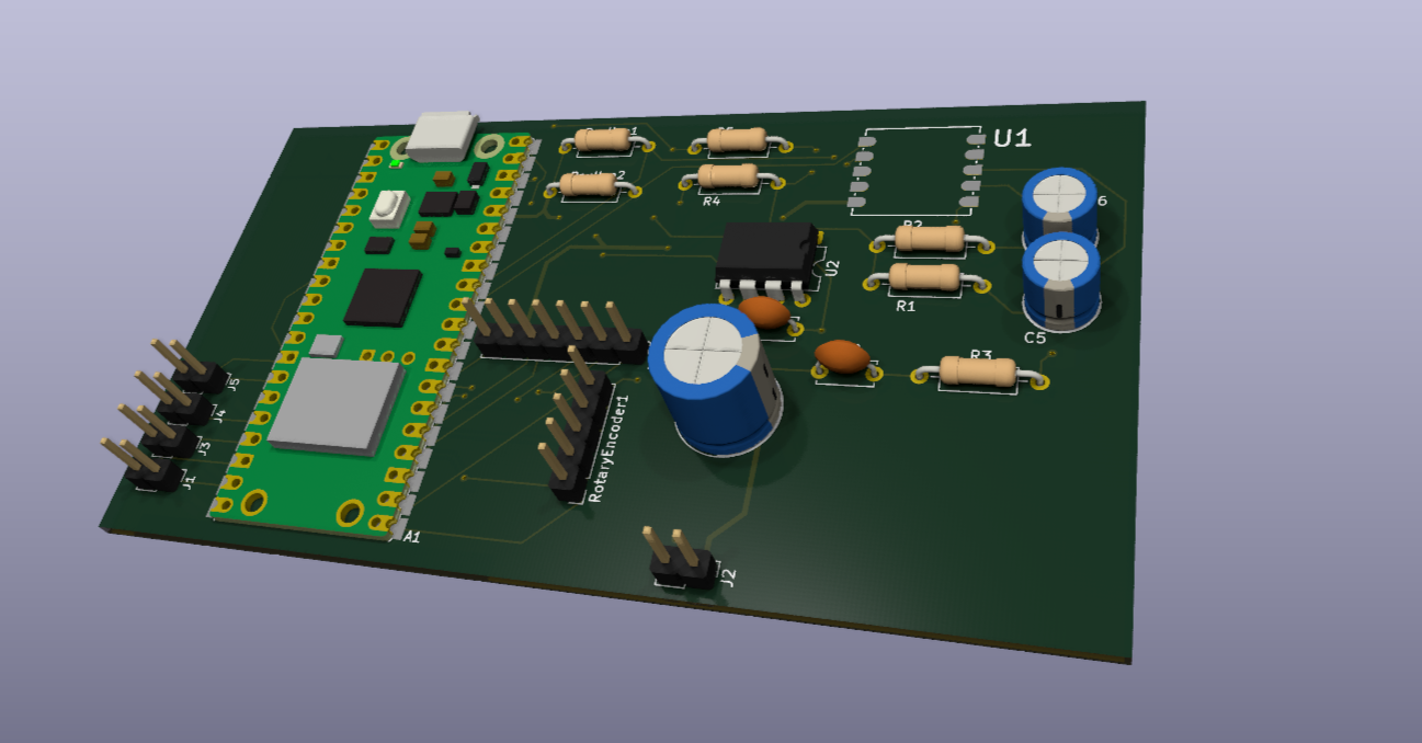 PCB 3D Model Render